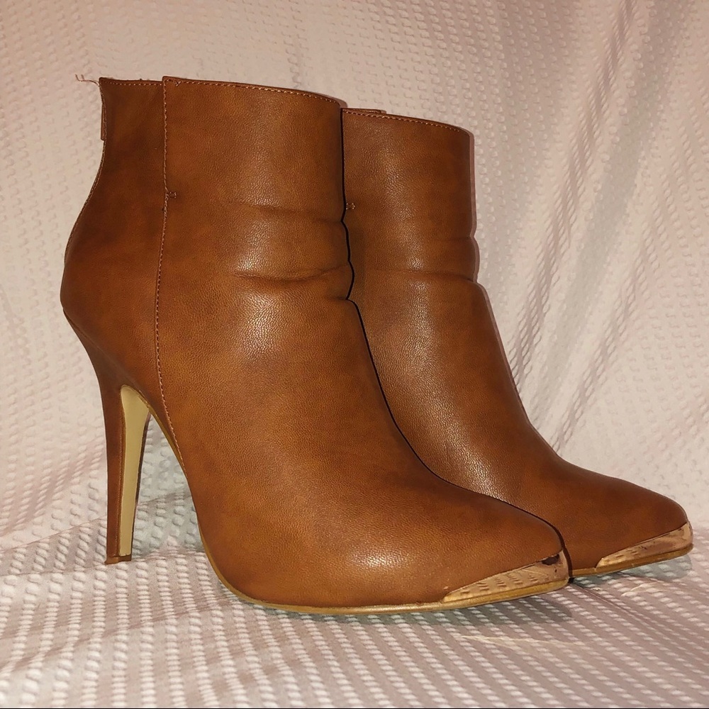 Charming Charlie Heel Booties Size 10.